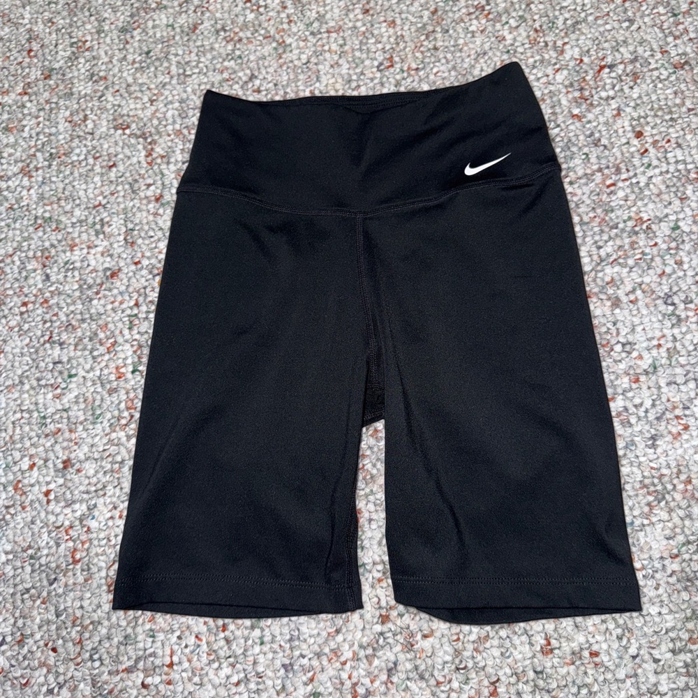 Nike Dri-FIT Bike Shorts – Black XS | High Rise Training